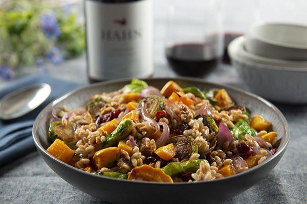 Roasted Vegetable Farro Salad