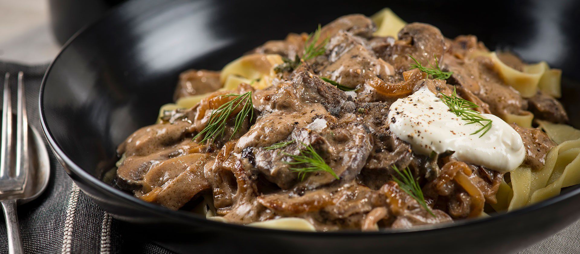 Beef and Mushroom Stroganoff