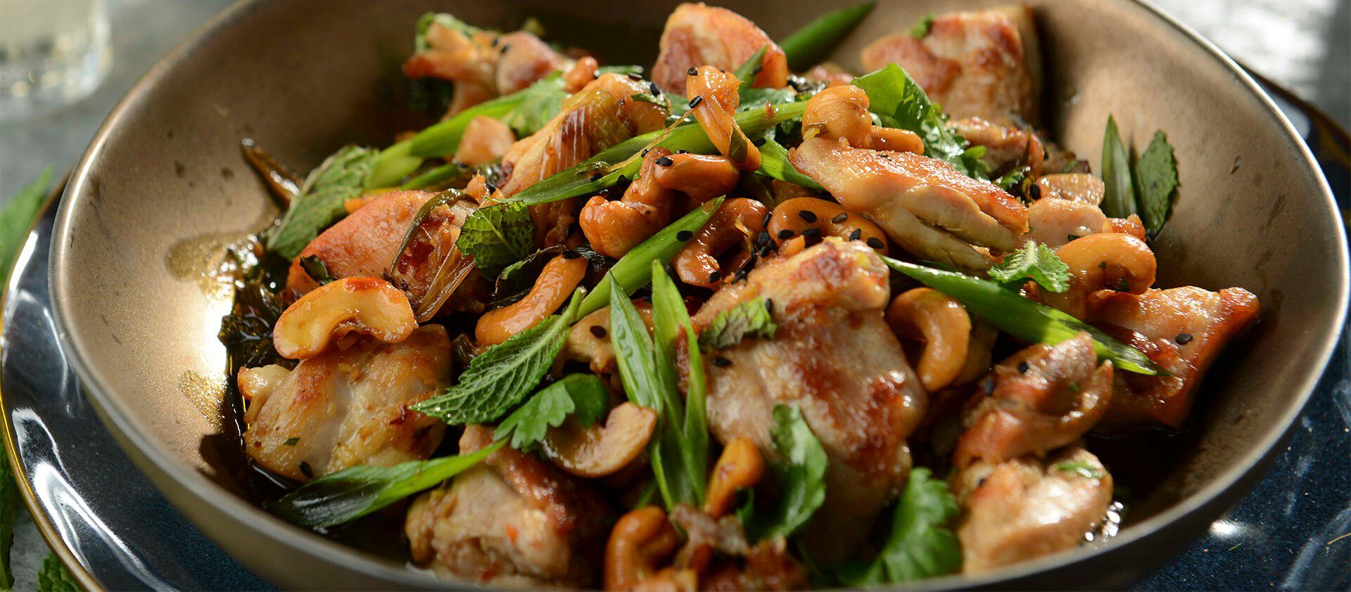 Cashew Chicken with Coconut Rice