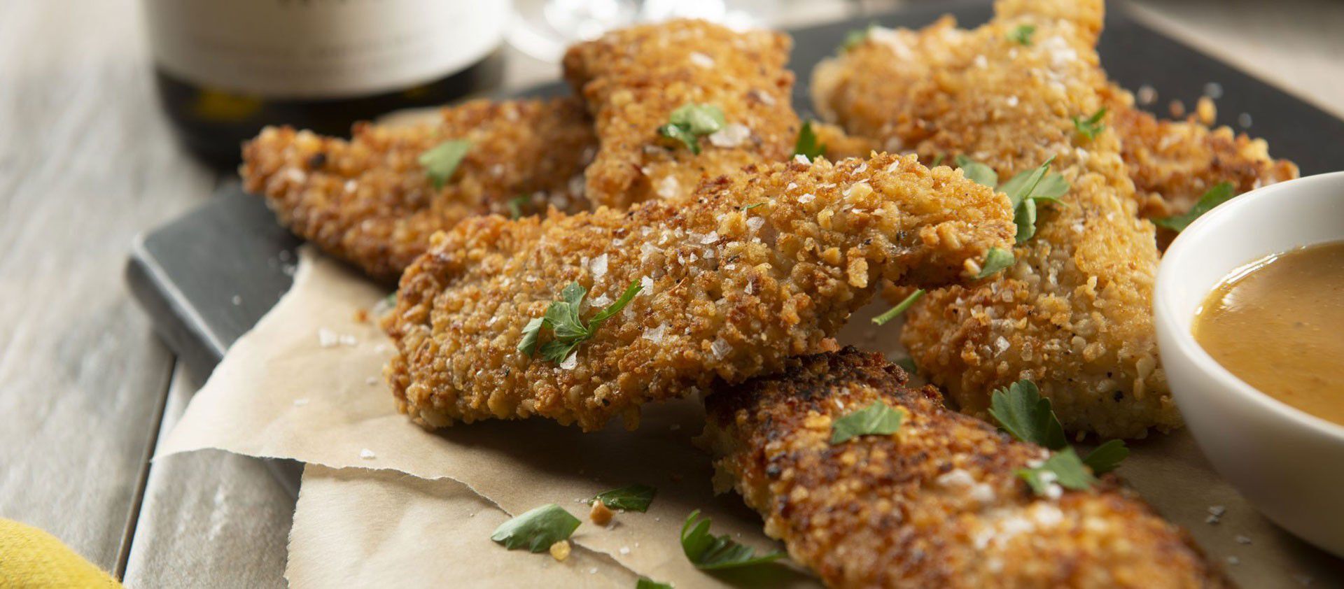 Pine Nut Crusted Chicken Cutlets